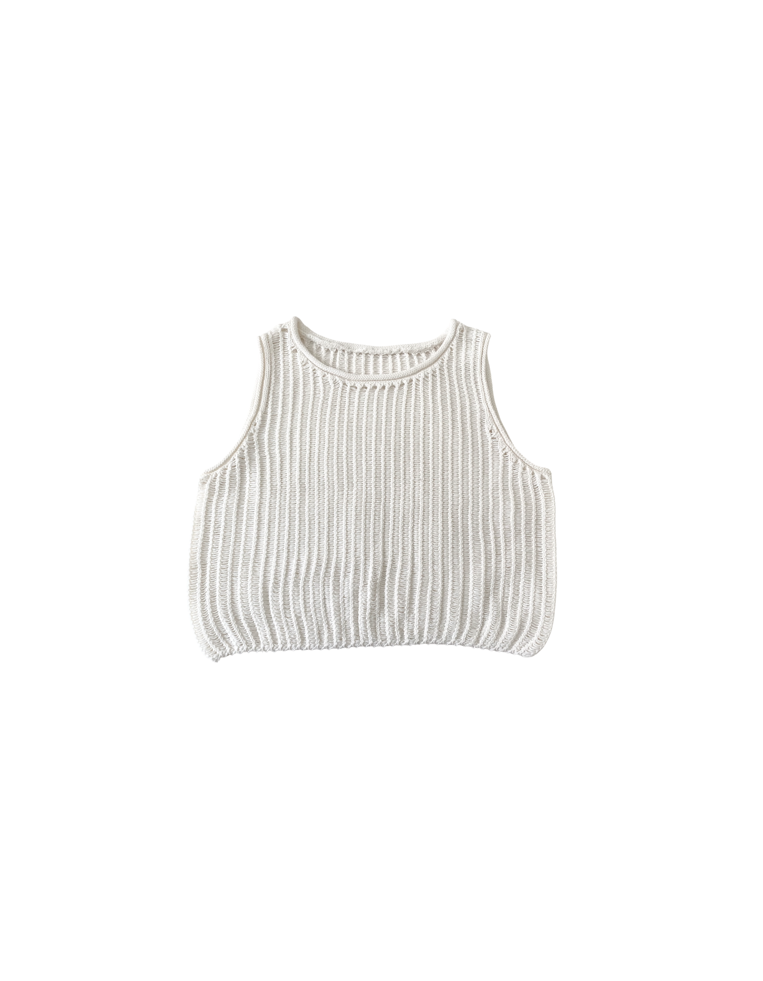 Woman's Crochet Knit top | Natural