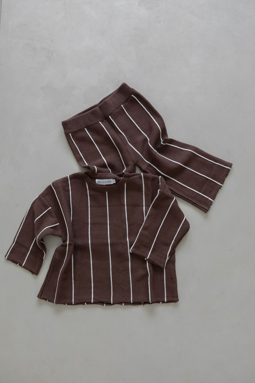 Chunky Sweater | Cacao Stripe