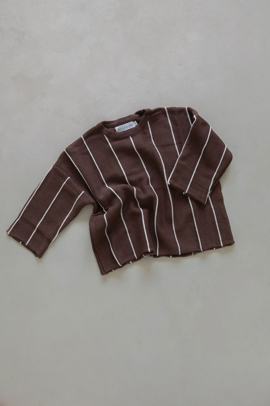 Chunky Sweater | Cacao Stripe