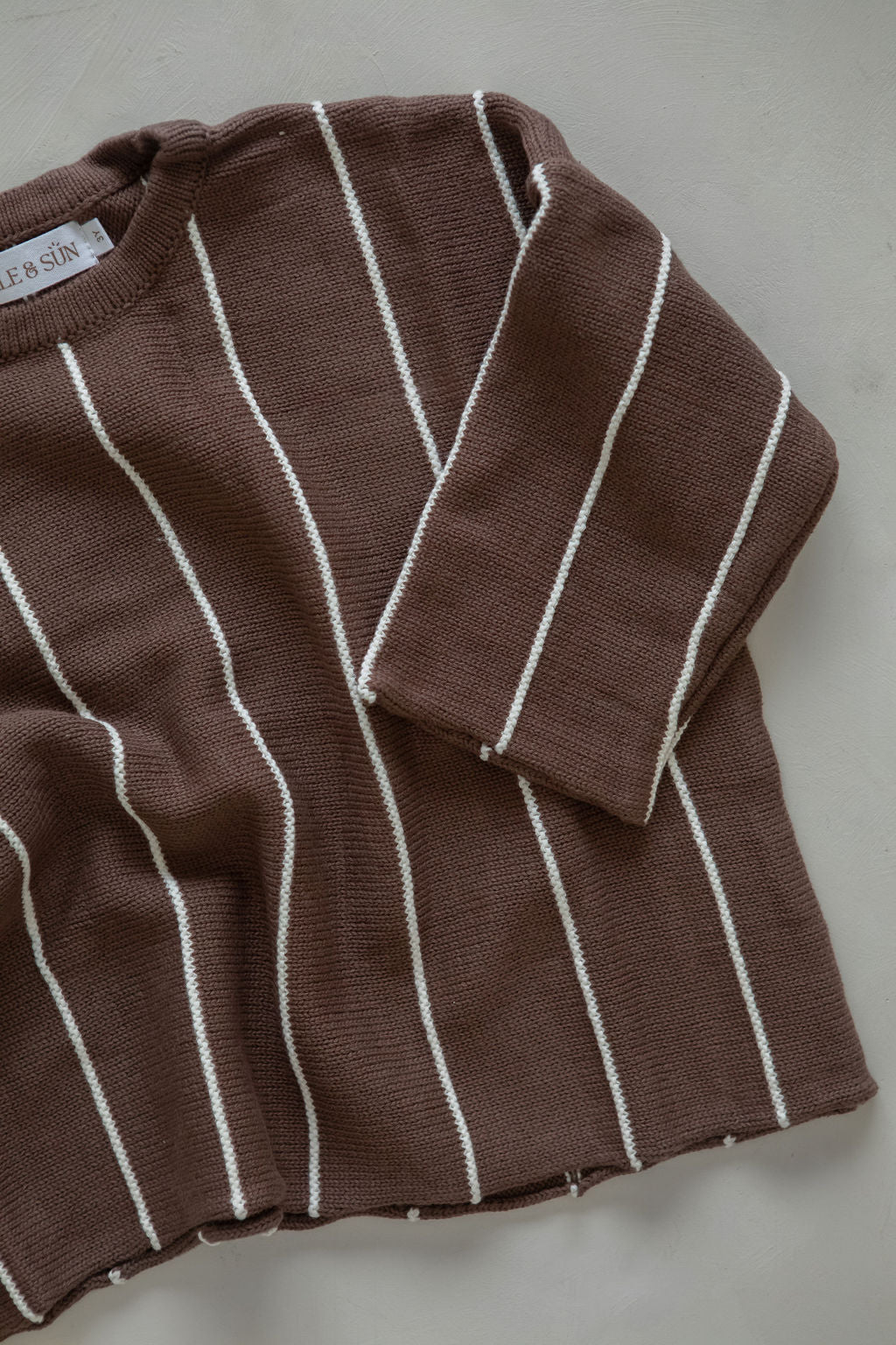 Chunky Sweater | Cacao Stripe