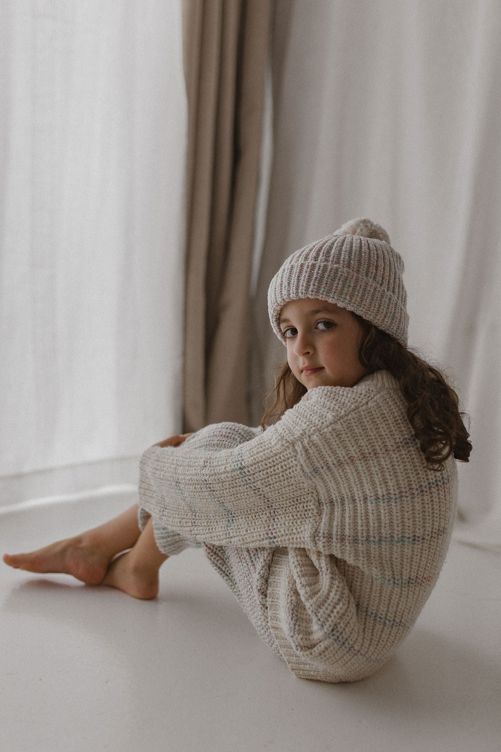 Knit Sweater | Opal Stripe