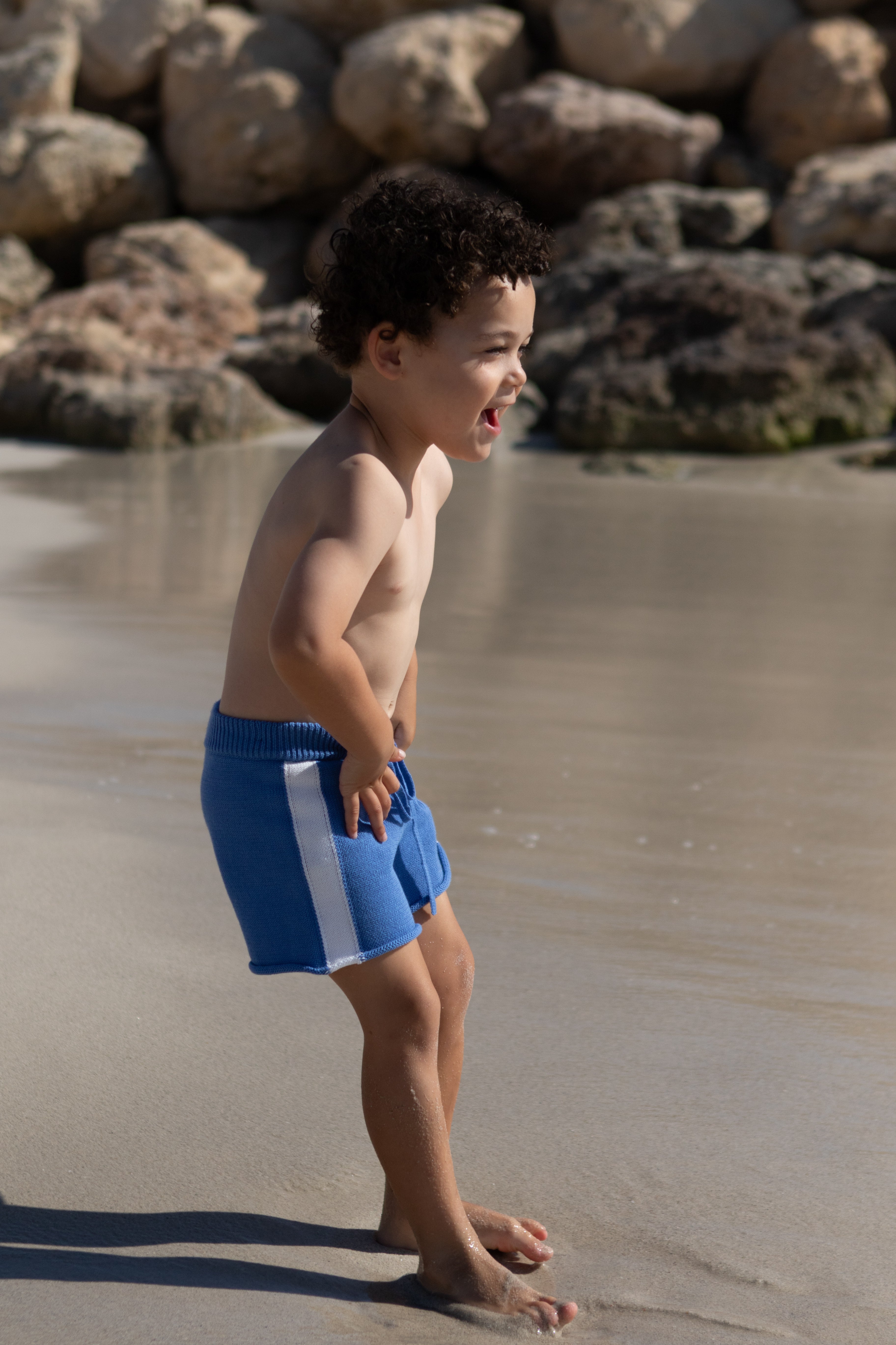 Crochet Shorts | Cobalt Salt