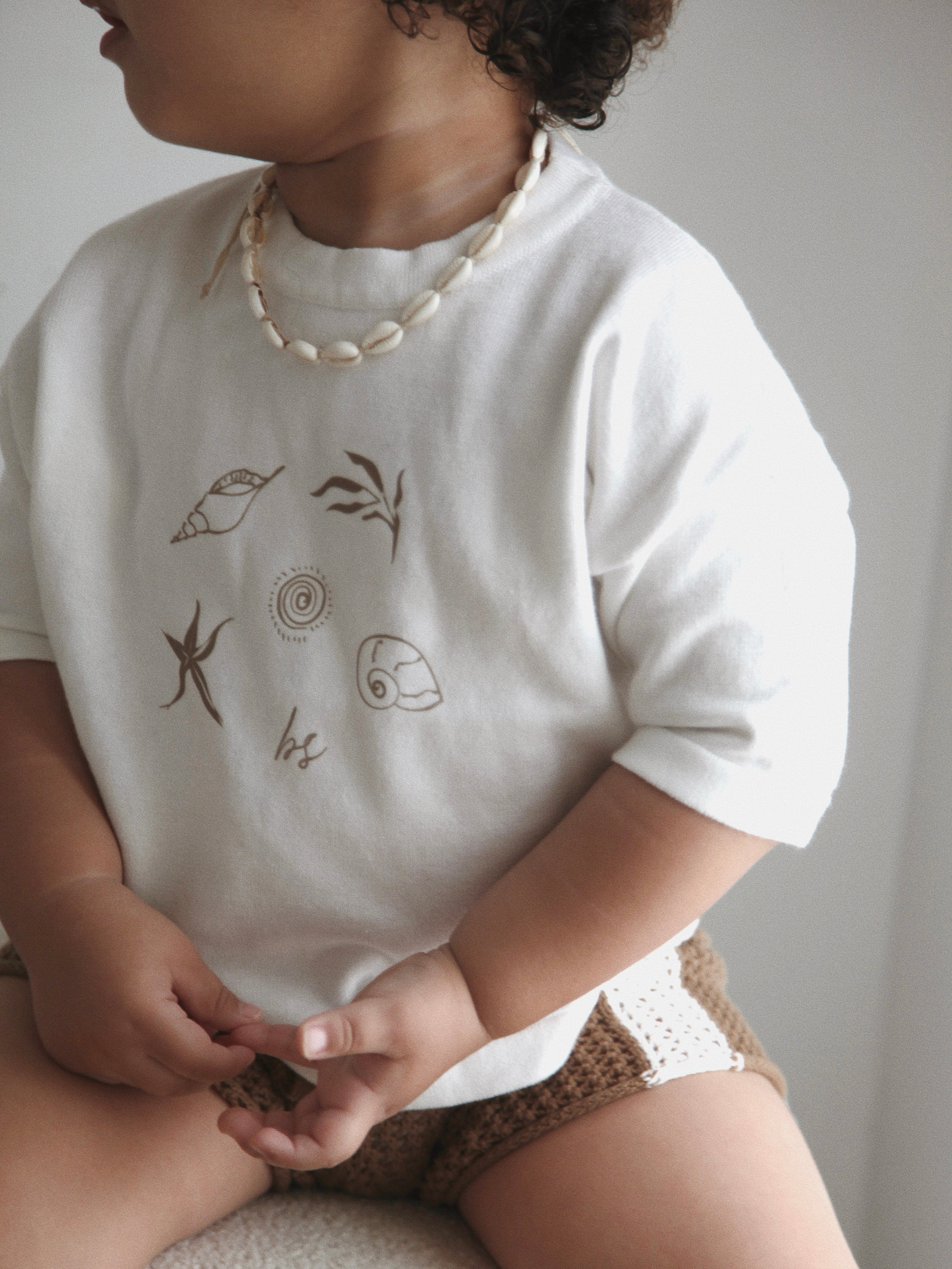 Sea Treasures Knit Tee | Cocoa