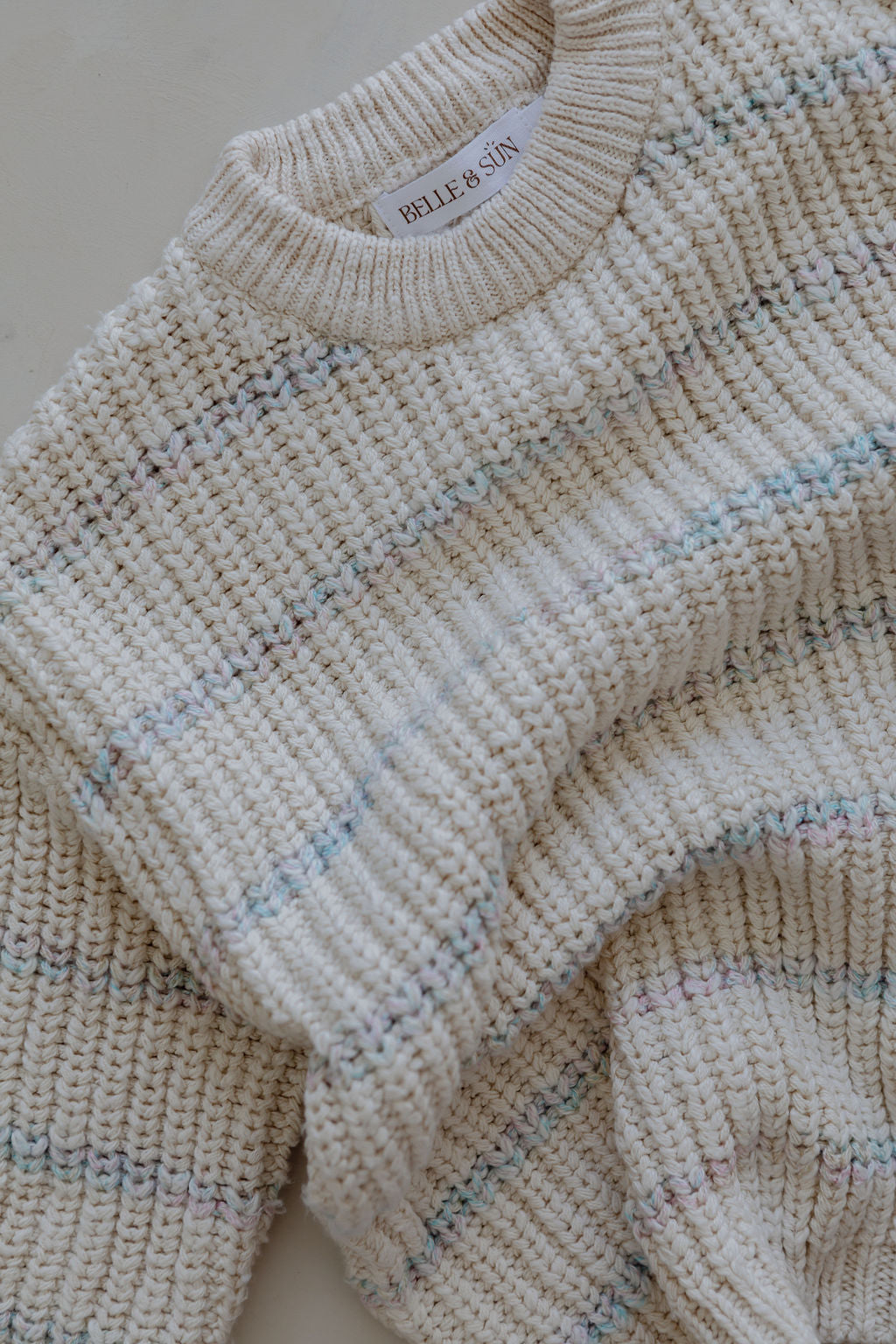 Knit Sweater | Opal Stripe