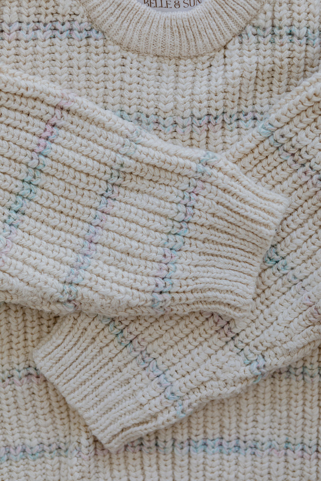 Knit Sweater | Opal Stripe