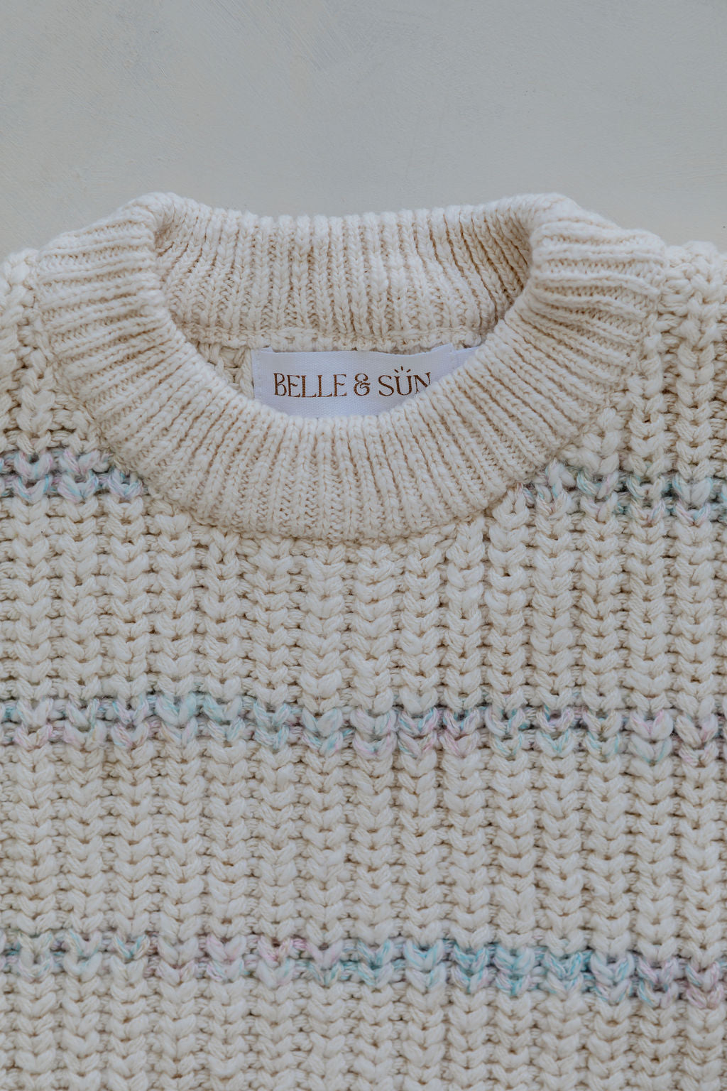 Knit Sweater | Opal Stripe