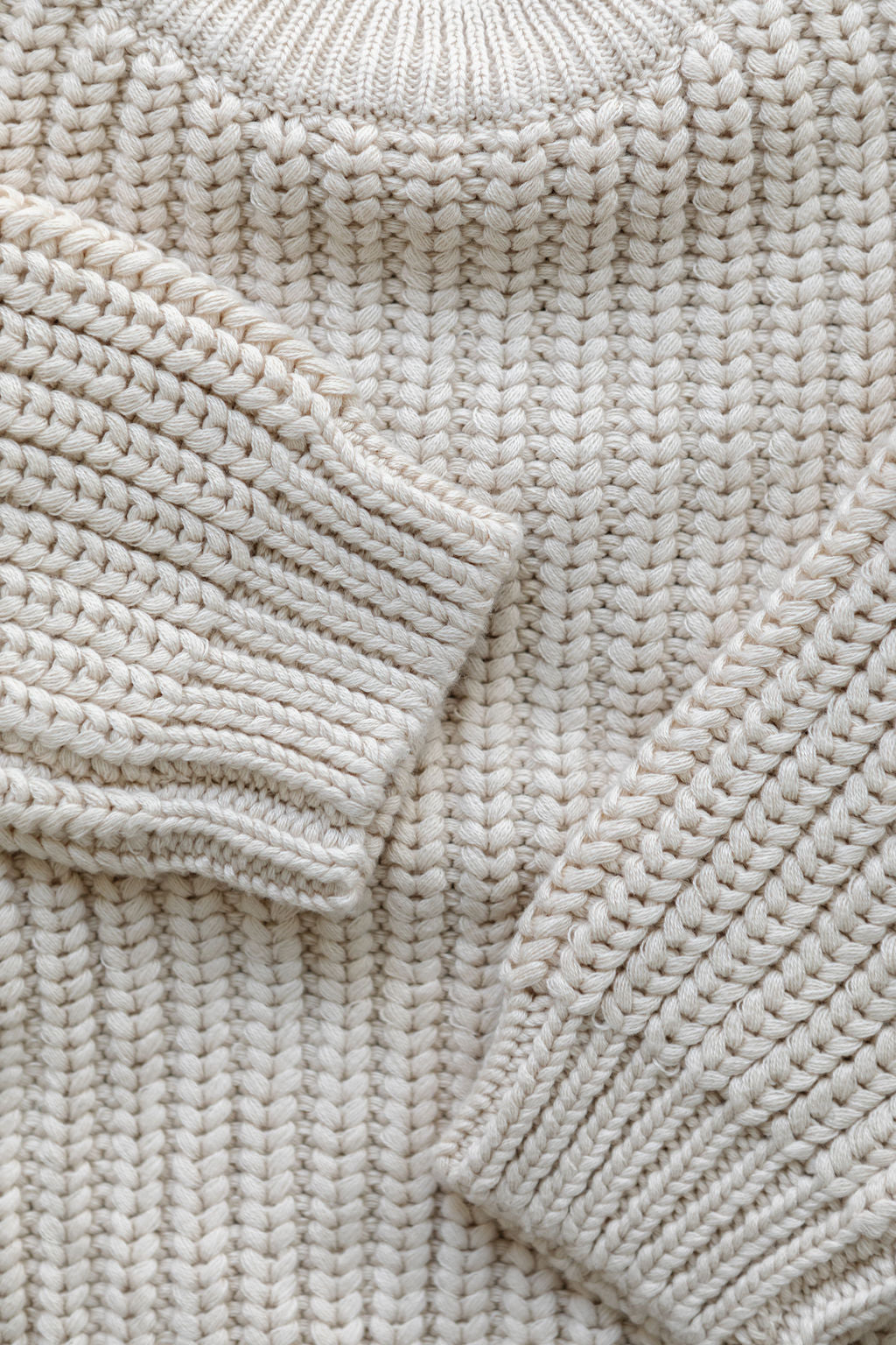 Chunky Sweater | Almond